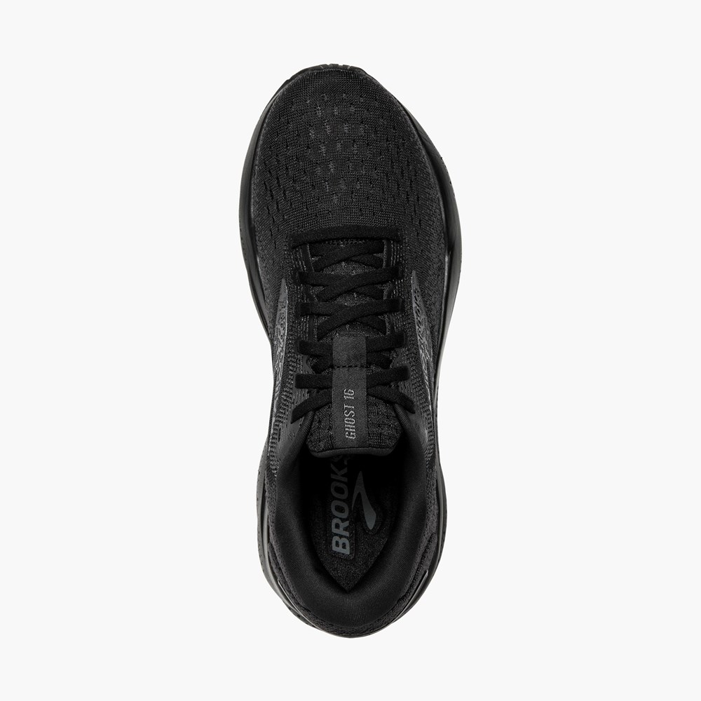 Chaussures Running Route Brooks Ghost 16 Noir Noir Homme | XNP-6690607